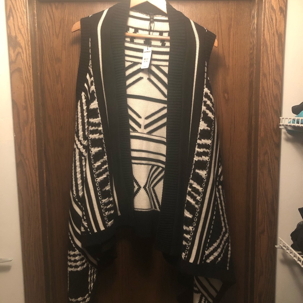 Express Waterfall Sweatervest